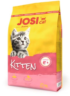 Buy Cat Kitten Dry Food With Dried Poultry Protein With Salmon Oil And Omega 3, 10KG in Saudi Arabia