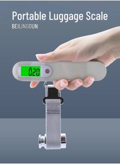 Buy Portable Electronic Luggage Scale MAX 110lb/50kg Silver in UAE