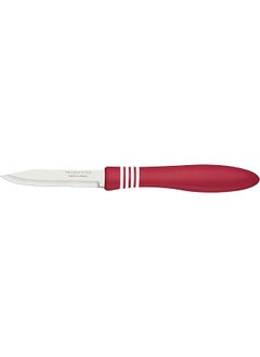 Buy Cor And Cor 2 Pieces Paring Knife Set With Stainless Steel Blade And Red Polypropylene Handle in Saudi Arabia