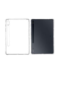 اشتري Samsung Galaxy Tab S7 11 Inch 2020 Transparent Case, Shockproof Flexible Air Cushion TPU Gel Rubber Back Cover Skin for Galaxy Tab S7 11 Inch SM-T870 T875 Tablet - Crystal Clear في مصر