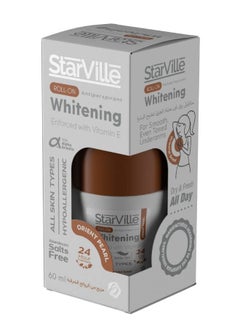 Buy Starville Whitening Roll On Orient Pearl Scent 60 ml in Saudi Arabia