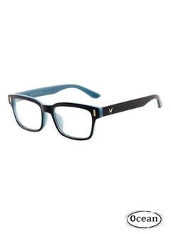 Buy Anti UV400 Eyeglasses for Computer and Mobile, for Men & Women Goggles Reading, TV Computer Gaming Glasses, Black Blue in Saudi Arabia