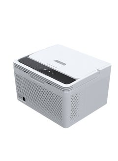 Buy Car Refrigerator 10L Cold and Hot C10/DC/AC car cooler portable compressor small refrigerator in UAE