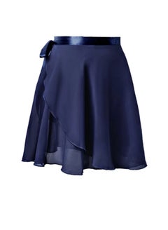 Buy Women Ballet Wrap Skirt Dark Blue in Saudi Arabia