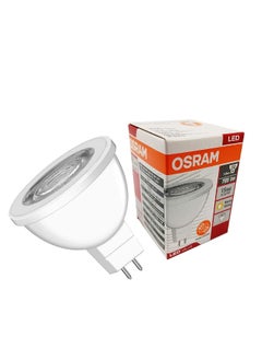 Buy Osram LED Value Mr16 50/36 7.5W/240V Light, 700Lm, Warm White (Pack May Vary) in UAE