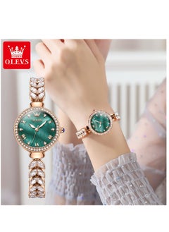 اشتري Watches for Women Fashion Quartz Stainless Steel Water Resistant Watch Gold 9971 في السعودية