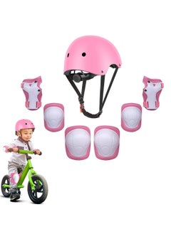 Buy 7-Piece Skateboard Outdoor Play Activity Safety Sports Gear Set For Children 2-7 years old in UAE