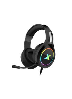 Buy Xtreme HZ-767 Gaming Headphone – XTREME-767, RGB-Speaker 50mm, Frequency Response: 20 Hz to 20KHZ, Microphone φ4.0*1.5MM, Length: 2.2M in Saudi Arabia