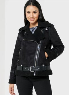 Buy Zip Detail Jacket in Saudi Arabia