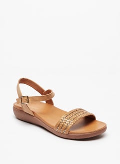 Buy Strappy Sandals with Buckle Closure in UAE