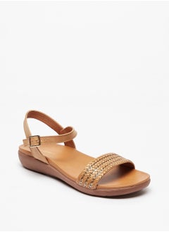 Buy Strappy Sandals with Buckle Closure in UAE