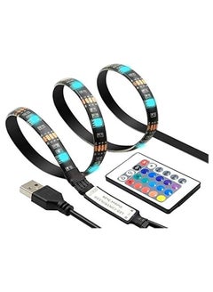 Buy 2M LED Backlight Strip for HD TV PC Desktop Aquarium Decoration, Waterproof RGB Screen Light with Remote Control, USB Powered, Multi Color in Egypt