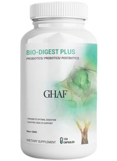 Buy Bio-Digest Plus Digestive Enzymes - Probiotic Multi Enzyme with Probiotics, Prebiotics and Postbiotics for Bloating Relief for Women and Men - 120 Capsules in UAE