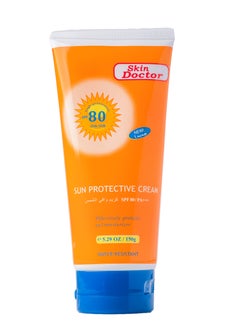 Buy Skin Doctor 80 SPF Sun Protective Cream for Al Face Type - 150 g in UAE