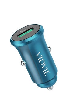 اشتري USB Car Charger for Mobile Phone Quick Charge 3.0 with Type-C  Charging Cable Vidvi CC520 في مصر