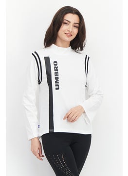 Buy Women Sportswear Fit Long Sleeve Training T-Shirt, White in UAE