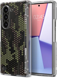 Buy Ultra Hybrid Pro Samsung Galaxy Z Fold 6 Case Cover (2024) with [Hinge Protection] - Digital Camo in UAE