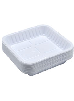 Buy Disposable plastic plates - 50 pieces in Saudi Arabia