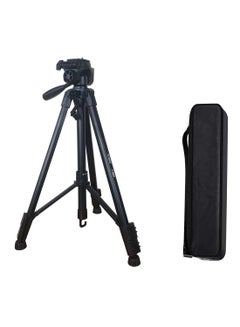 Buy T590 Light weight Portable Aluminum Camera Tripod with Max Height upto 146cm/57.48inch and Carrying Bag Compatible with Canon Nikon Sony DSLR Camera Load up to 3kg 6.60lb Load in UAE