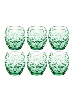 Buy Bormioli Rocco Oriente Water Tea Set 6 Pieces Green THKH002 in Egypt