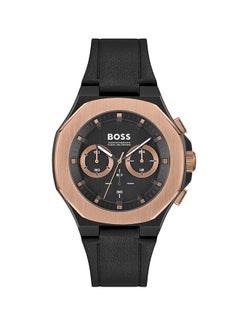 اشتري Men's Chronograph Tonneau Shape Leather Wrist Watch 1514089 - 45 Mm في الامارات