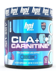 Buy Cla+Carnitine Snow Cone 50 Serving 350 Gm in UAE