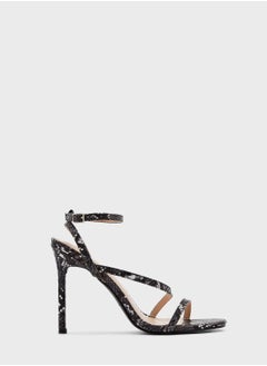 Buy Strappy Snake Effect Sandal in Saudi Arabia