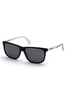 Buy Men's Mirrored Navigator Shape Acetate Sunglasses OR004002C58 - Lens Size: 58 Mm - Matte Black in Saudi Arabia