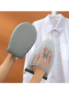 Buy 2 PCS Garment Steamer Ironing Glove, Waterproof Anti Steam Mitt with Finger Loop, Heat Resistant Complete Care Protective Garment Steaming Mitt, For Clothes Steamers in Saudi Arabia