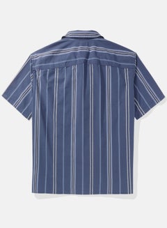 اشتري AE Striped Button-Up Poolside Shirt في الامارات