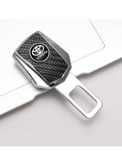 Buy TOYOTA Logo Seat Belt Buckle Seat Belt Alarm Stopper Seat Belt Clip Premium Quality 1 Pcs in Saudi Arabia
