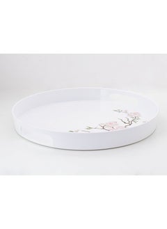 Buy Bright Designs Melamine Round Tray 
Set of 1 (D 38cm) Cherry Blossom in Egypt