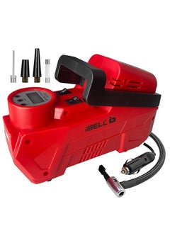 Buy iBELL CA12-94 Digital Tyre Inflator/Air Compressor for car, 150W, Metal Cylinder, 35L/min, 12V DC, 150 PSI in UAE