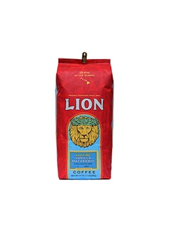 اشتري Lion Coffee, Vanilla Macadamia Flavor, Light Roast, Whole Bean, 24 Ounce Bag في الامارات