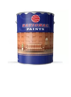 Buy NATIONAL PAINTS-Wood Stain 018 walnut 3.6 L in UAE