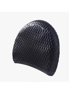 Buy Long Hair Swimming Cap- Swim Caps Women Men Adults Unisex- Designed for Long Hair, Dreadlocks, Weaves, Hair Extensions, Braids, Curls in Saudi Arabia