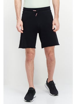 Buy Men Brand Logo Basic Short, Black in UAE