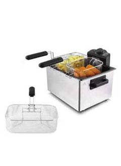 Buy Deep fryer 5L With View Window And Stainless Steel Lid in UAE