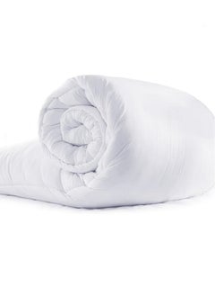 Buy Premium Down Alternative -Duvet Insert Double Size Cotton White 200x220cm in UAE