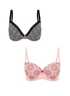 اشتري 2 Pieces Women's Cotton Soft Bra في مصر