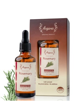 Buy Rosemary Essential Oil  100% Pure & Natural Undiluted Oil For Hair Growth Dry Scalp Treatment Skin & Beauty Care Premium Therapeutic Grade for Aromatherapy Diffuser and Relaxation 50 ml in UAE