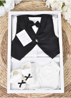 Buy 4-Piece Baby Suit Set with Gift Box in Saudi Arabia