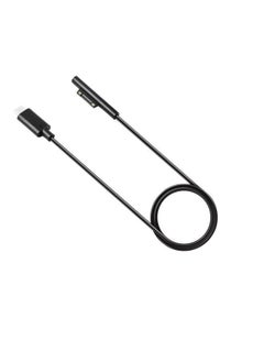 Buy Type-C Charging Cable For Microsoft Surface Pro6/5/4/3 5521 Black/Silver in Saudi Arabia