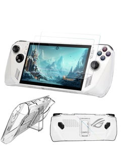 Buy Clear Protective Case Compatible for ASUS Rog Ally Handheld, Transparent PC Crystal Protective Case, Tempered Glass Protector for ROG Ally Accessories(1Pcs ProtectiveFilm, 2Pcs Tempered Film) in Saudi Arabia