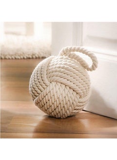 Buy Decorative Door Stop, Rope Door Stop, Weighted Door Stopper, Knot Nautical Door Stop, Heavy Doorstop for Bedroom, Living Room Door, Window Wedge, Bookend 15cm in UAE