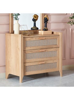 Buy Java 3-Drawer Young Dresser without Mirror 45 x 78.7 x 90 cm in UAE