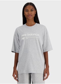 Buy Linear Heritage Oversized T-Shirt in UAE