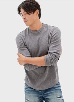 Buy Knitted Crew Neck Sweater in UAE