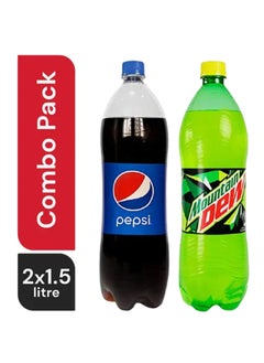 Buy Carbonated Soft Drinks Pet 1.5Liters Pack of 2 in UAE