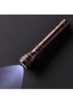 اشتري Rechargeable LED Flashlight CREE LED, High Grade Aluminum Alloy Housing | Perfect for Indoor and Outdoor Use | Rechargeable Li-ion Battery Torch Light with Charging Indicator في الامارات